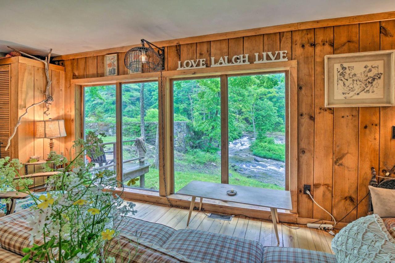 The Mill River Cabin With Fireplace And River View! Villa Exterior photo